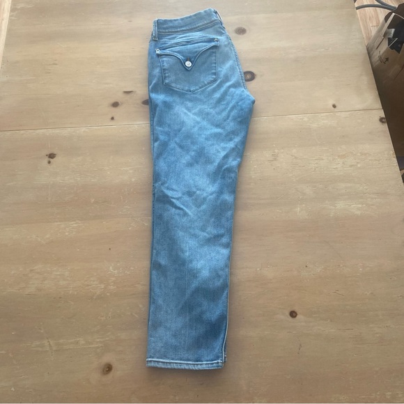 Hudson Collin Skinny Jeans Women’s Size 31 Denim Back Pocket Closure Buttons - Picture 10 of 10